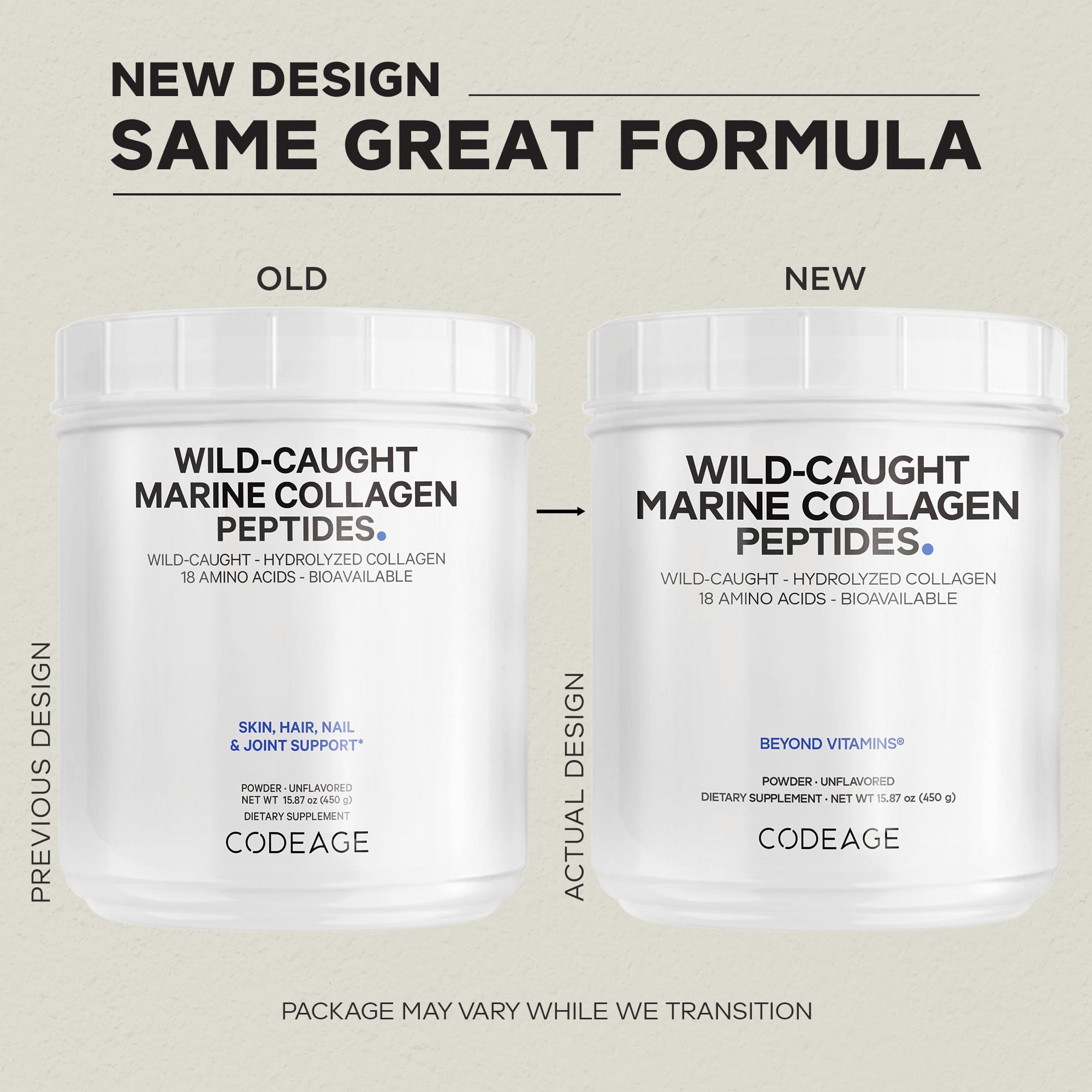 Codeage Marine Collagen Powder mixing glass demonstrates easy dissolution in liquids