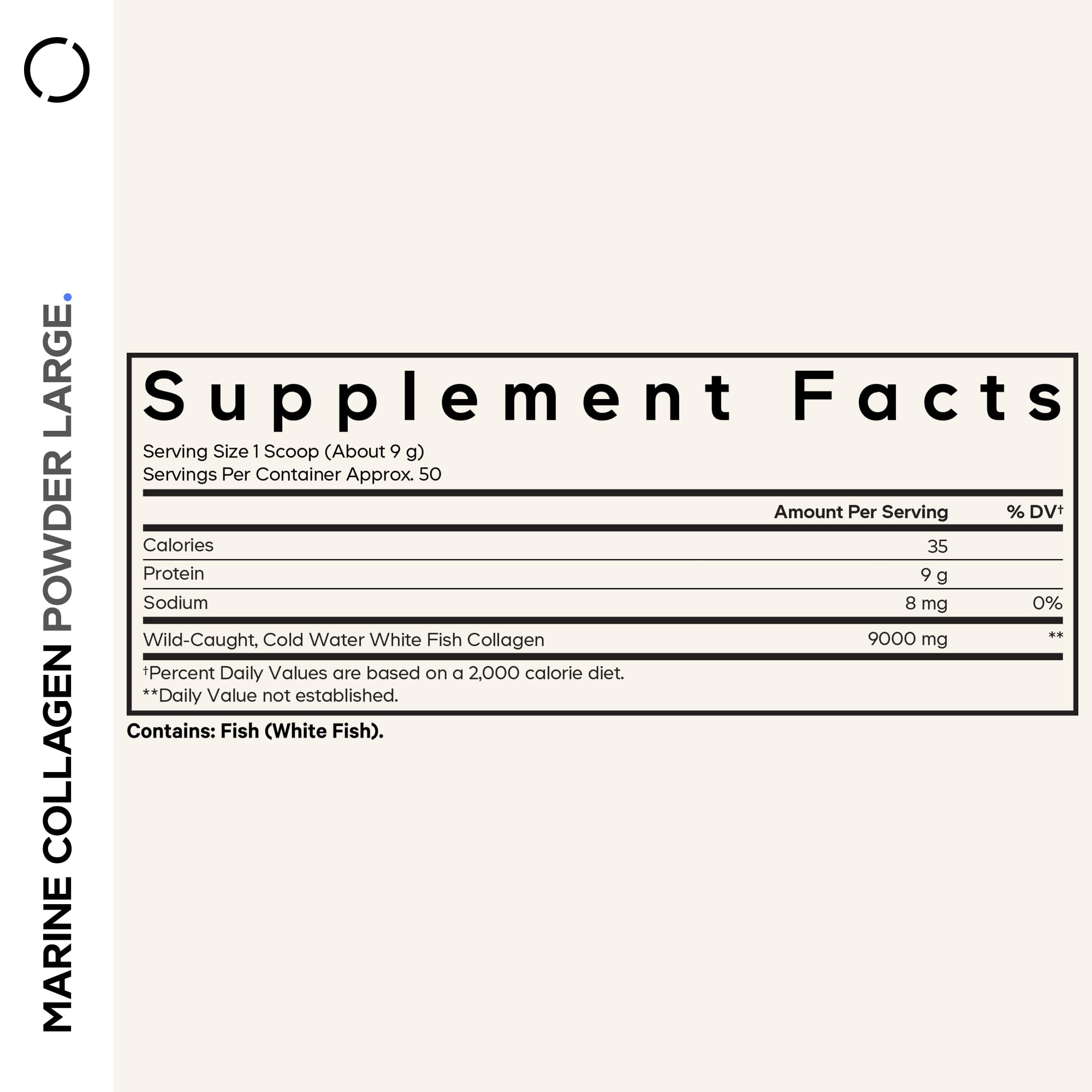 Codeage Marine Collagen Powder scoop highlights convenient daily servings