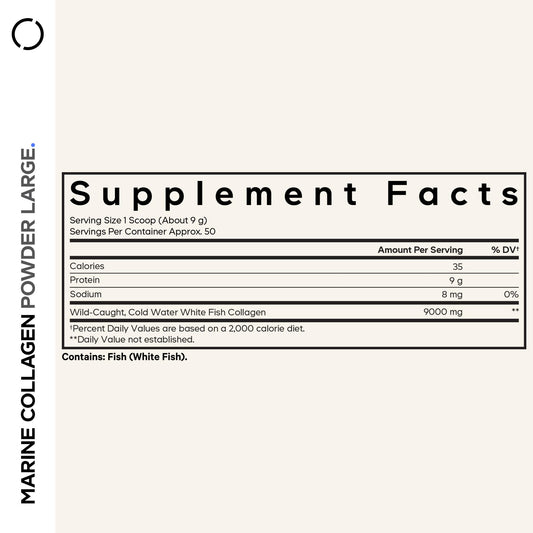 Codeage Marine Collagen Powder scoop highlights convenient daily servings