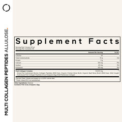 Codeage multi collagen allulose powder scoop ready for your daily serving.