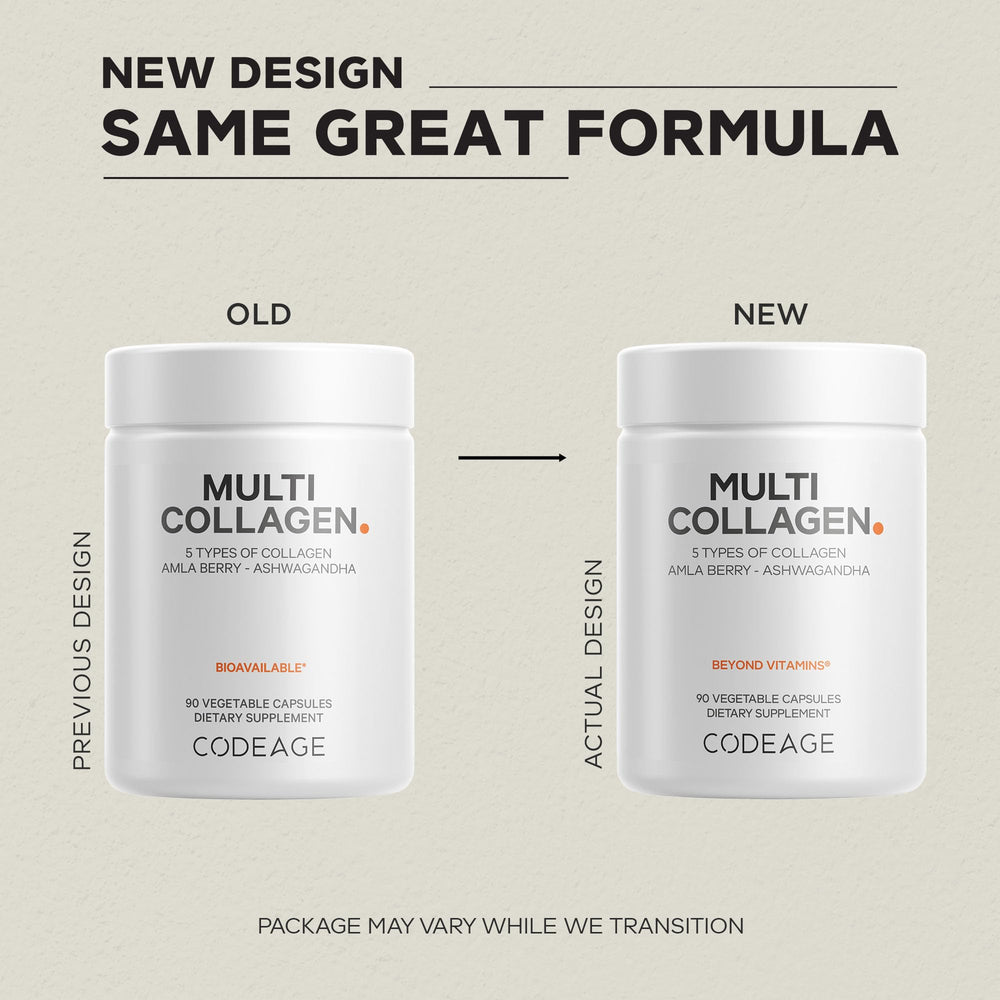 Ashwagandha and Amla ingredients in Codeage Multi Collagen for added nutrients