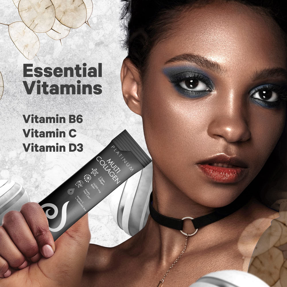Codeage Multi Collagen Platinum Stick Pack in coffee or tea for easy integration