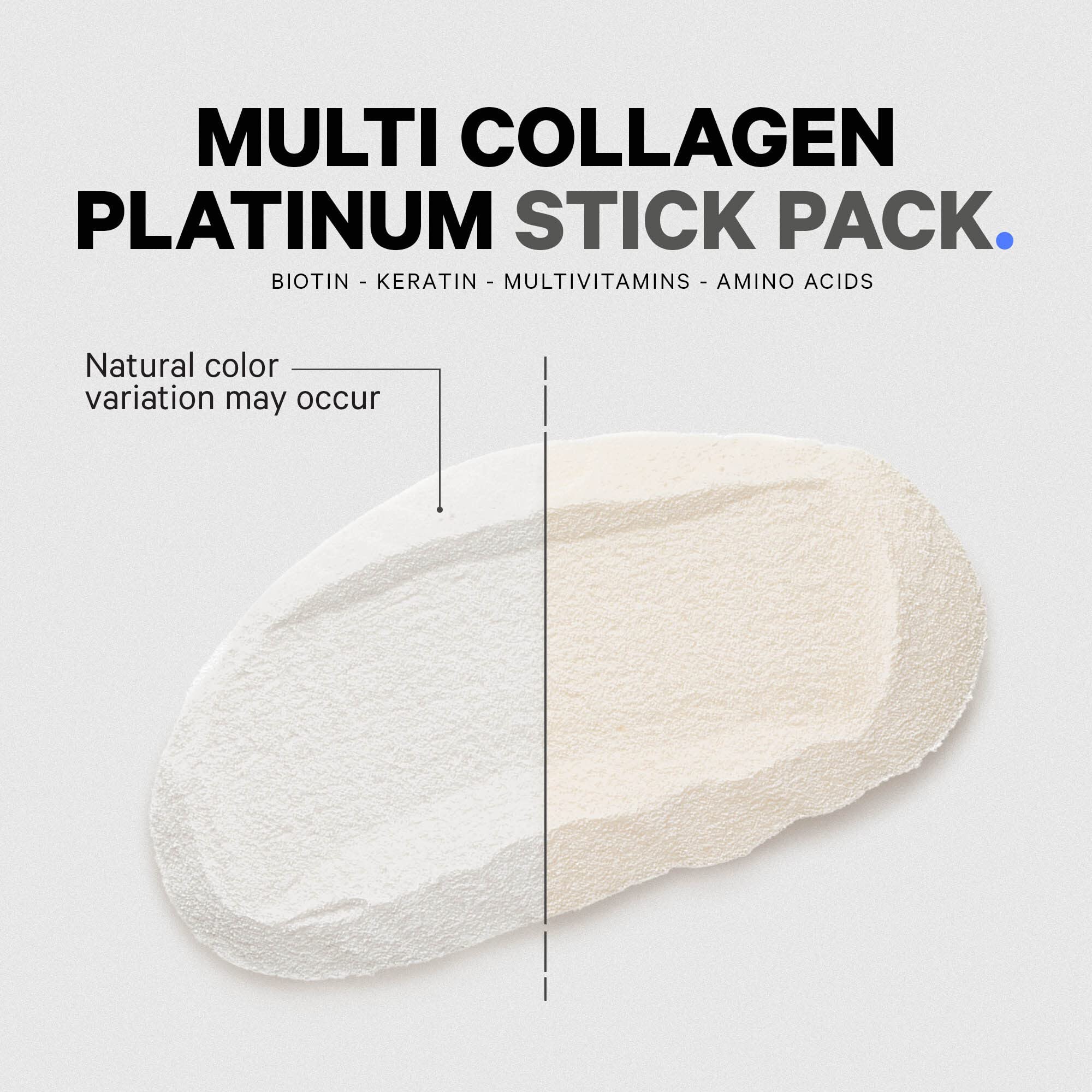Codeage Multi Collagen Platinum Stick Pack travel friendly kit