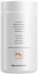 Codeage Multi Collagen+ packaging on a clean countertop conveys premium quality