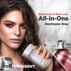 Codeage non-GMO hormone-free label on bottle highlights clean ingredients