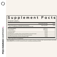 Codeage PQQ Ovarian Harmony capsules prepared for daily routine
