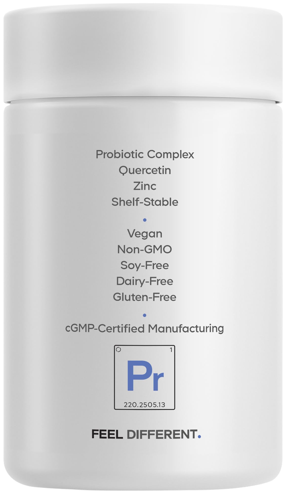 Codeage Probiotic+ Made in USA production badge highlights quality control.