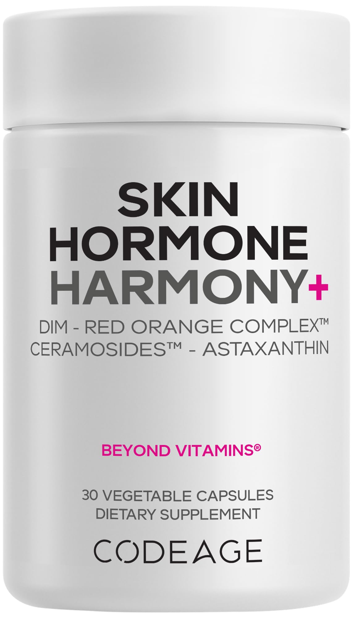 Codeage Skin Hormone Harmony+ capsule for daily skin support and hydration