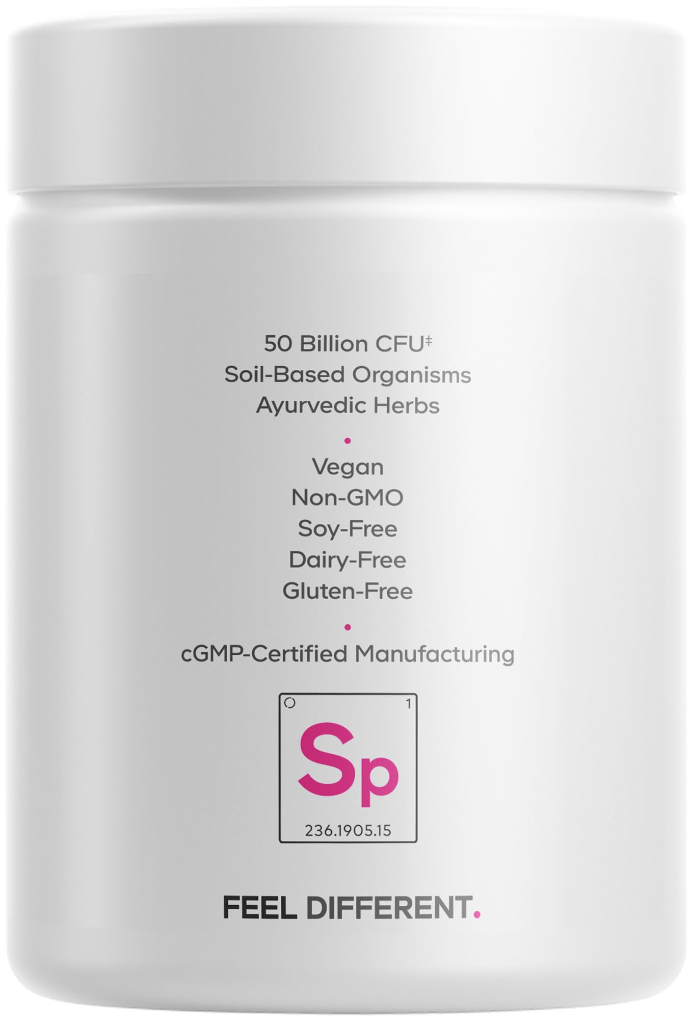 Codeage Skin Probiotics vegan non-GMO badge appealing to clean ingredients