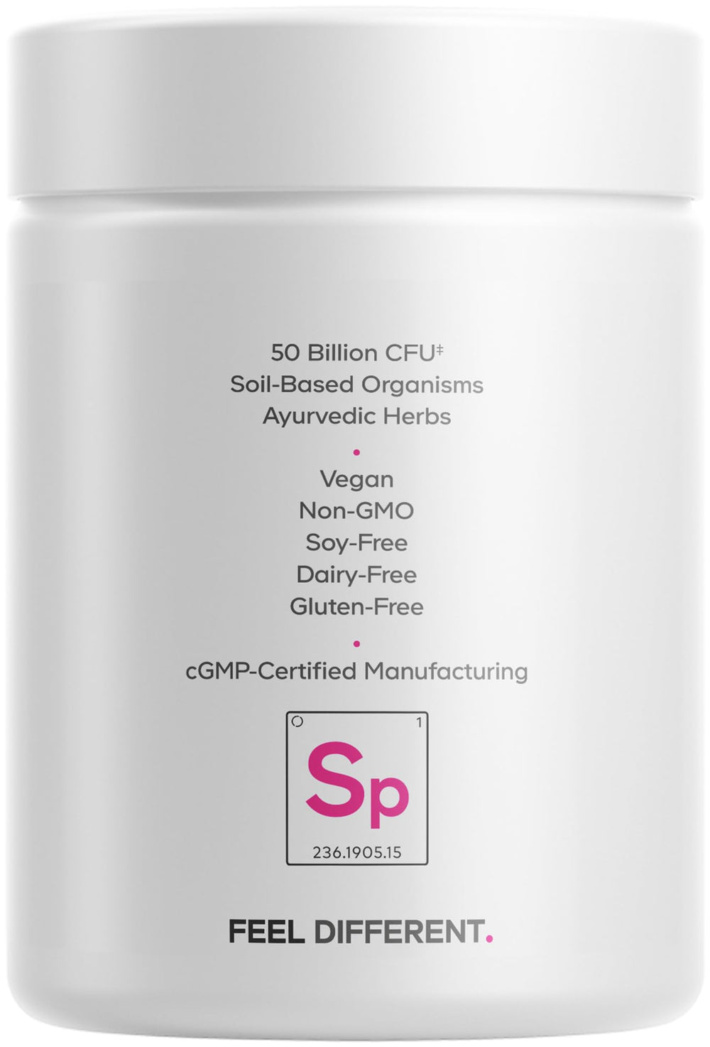 Codeage Skin Probiotics vegan non-GMO badge appealing to clean ingredients