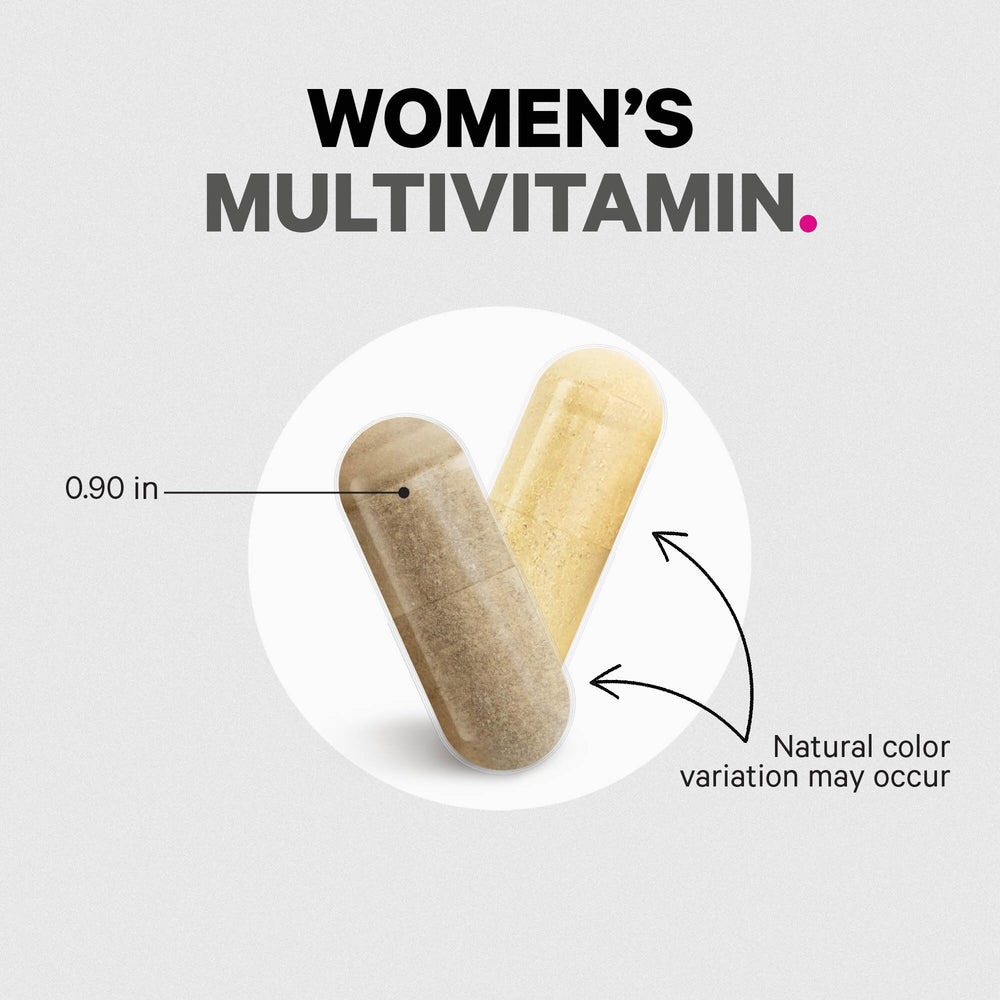 Codeage Women’s Daily Multivitamin vegan dairy-free icon on packaging.