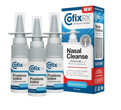CofixRx nasal cleanse 3-pack bottles for convenient daily use
