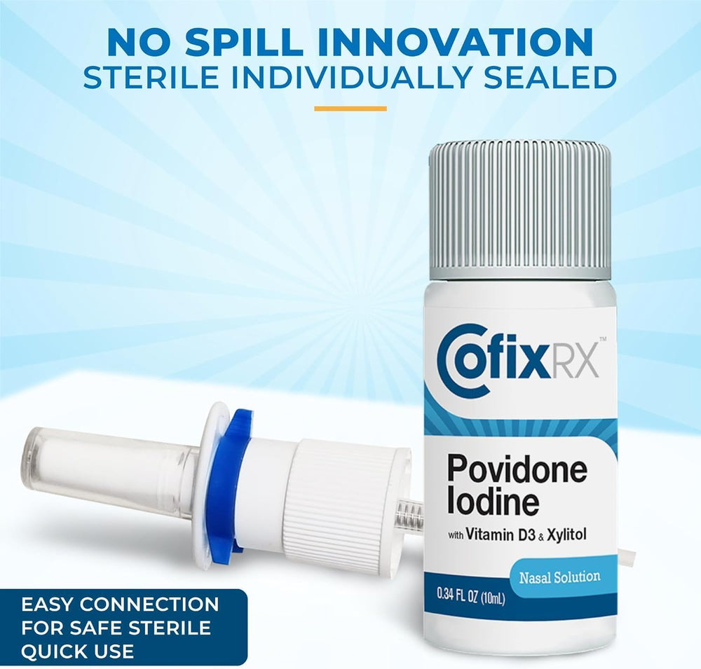COFIXRX two-bottle pack displayed for convenient day-to-day protection.