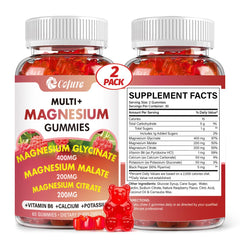 Cofure Raspberry Gummies bottle promoting calm mood and daily wellness.