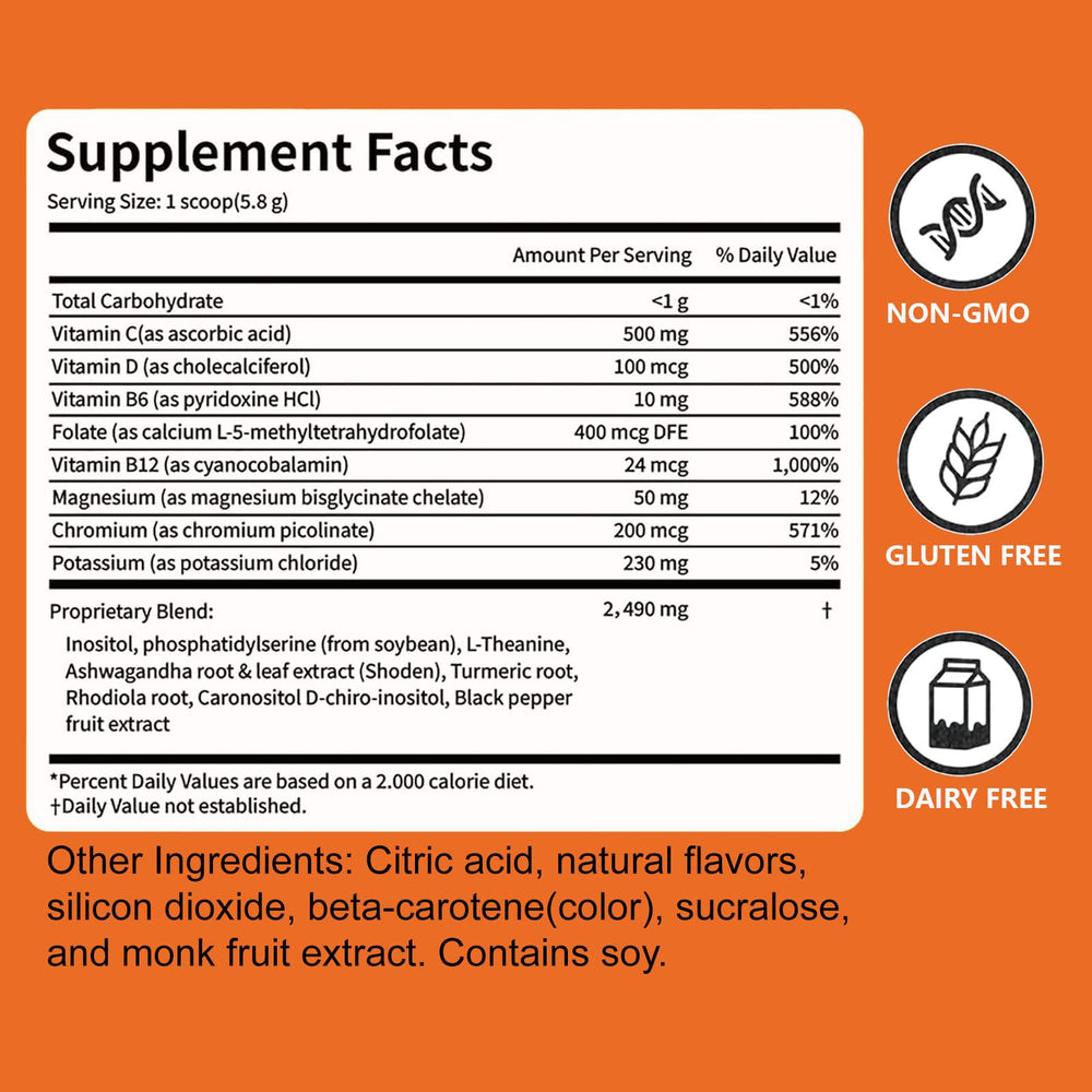 COLEPSW Cortisol Drink Powder travel-friendly pouch for on-the-go support