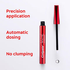 Enamel-safe Colgate Optic White formula designed to minimize sensitivity