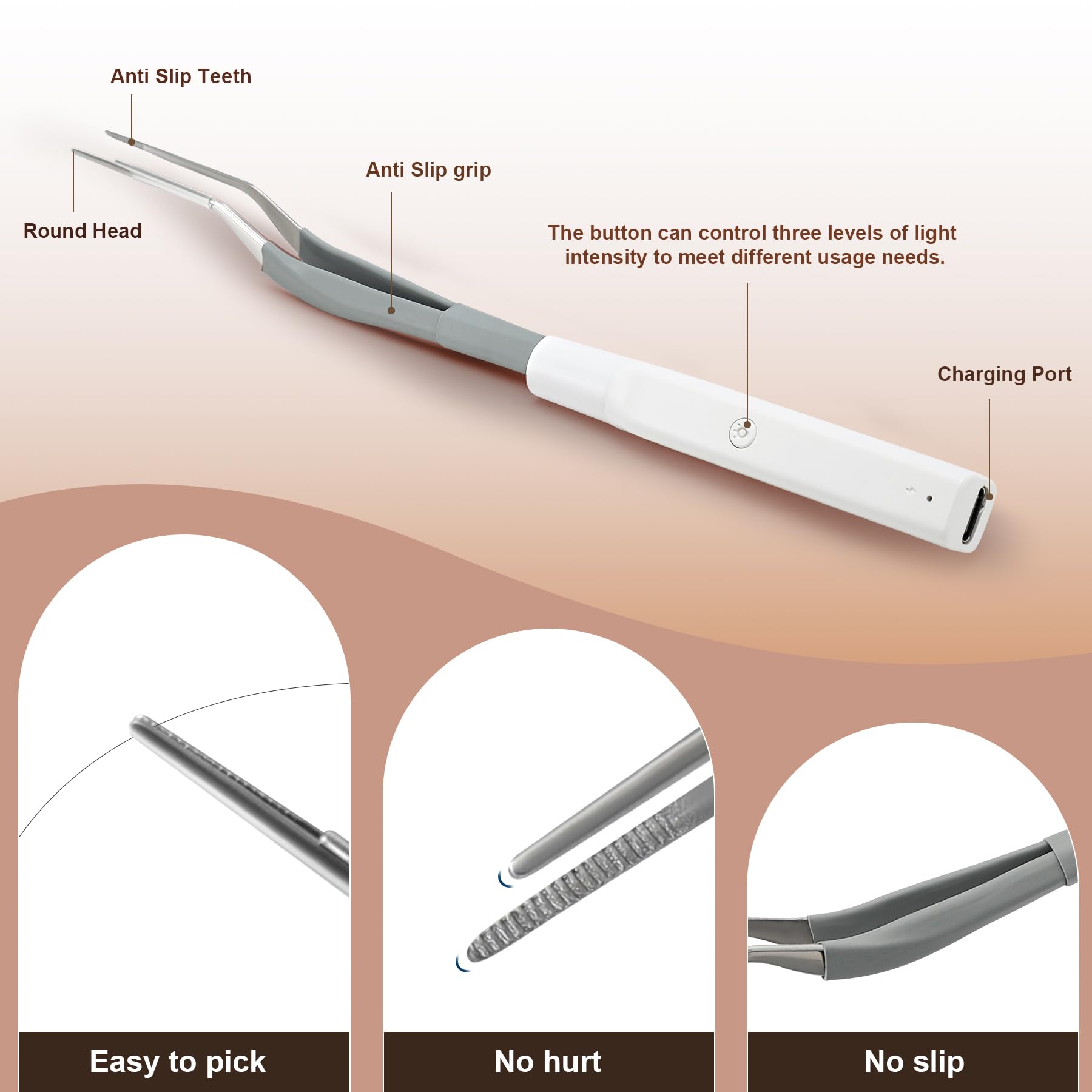 COLICOLY ear pick tips mushroom shape for versatile cleaning