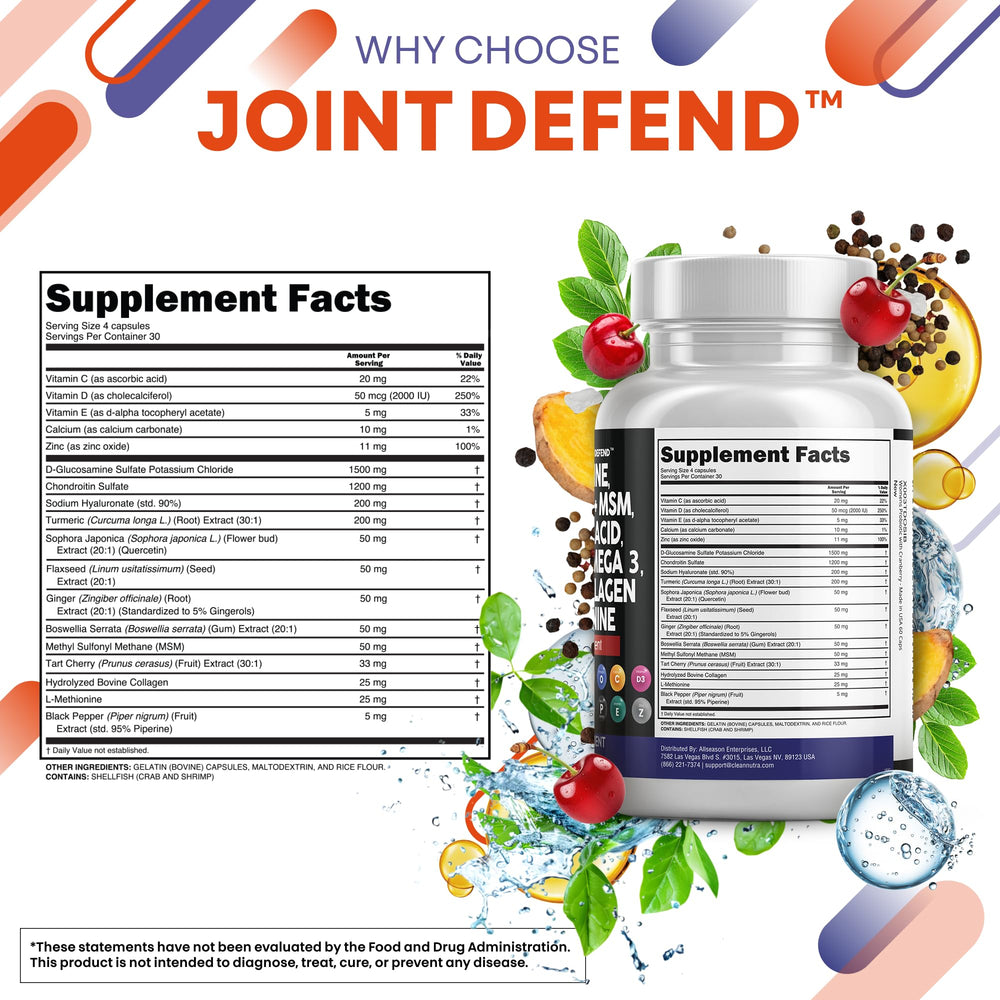 Collagen Hyaluronic Acid Omega-3 capsules featured for joint lubrication.