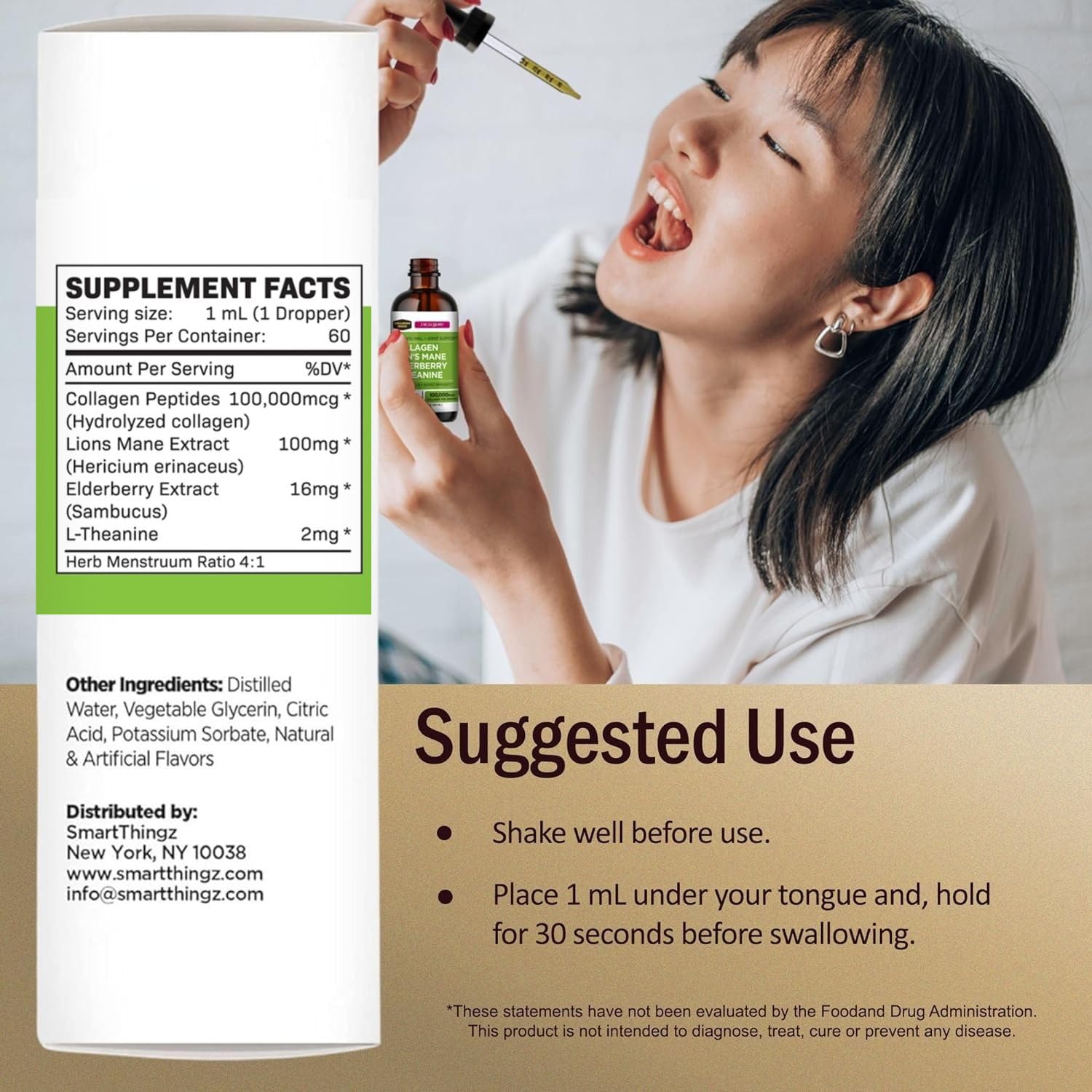 Collagen Mojo with lions-mane mushroom for focus and cognitive clarity.