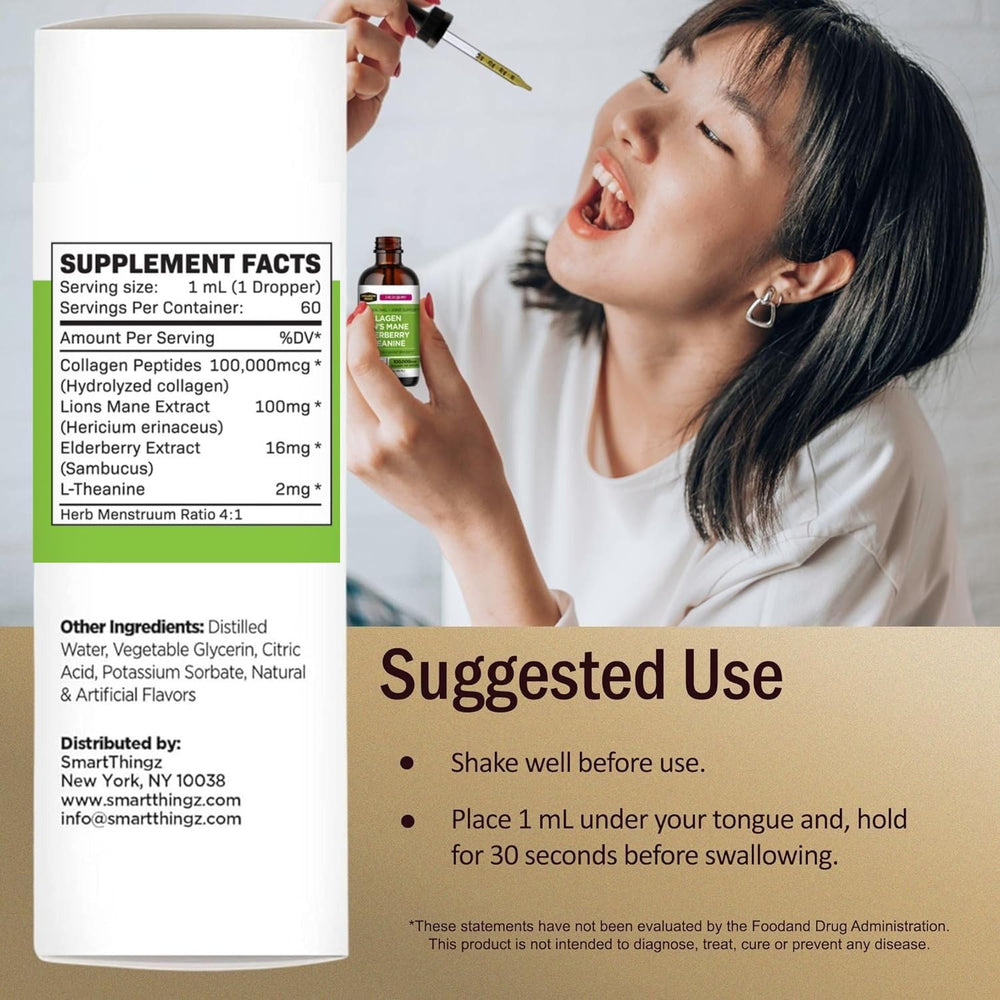 Collagen Mojo with lions-mane mushroom for focus and cognitive clarity.