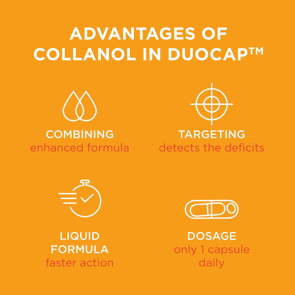 Collanol lactose-free icon on label indicating allergy-friendly option.