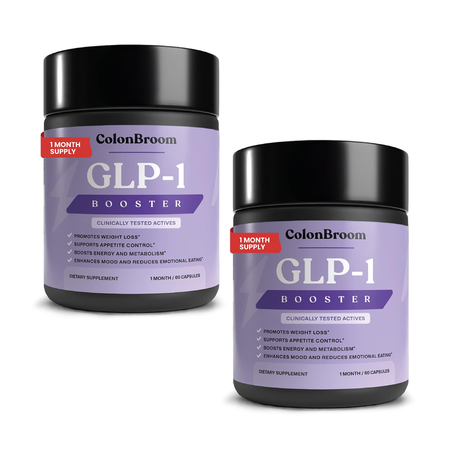 ColonBroom GLP-1 bottle pouring for easy daily digestive support
