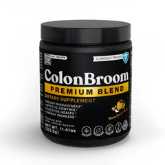 ColonBroom Premium Strawberry bottle front for gentle daily digestion