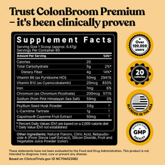 ColonBroom strawberry drink glass illustrating tasty gut-friendly hydration.