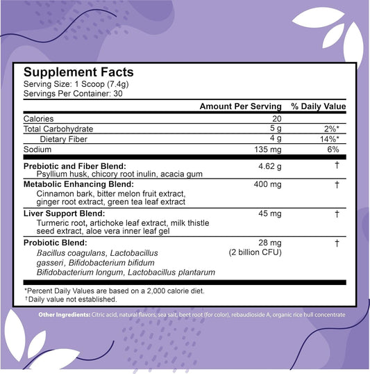 Colonsweep probiotic blend bottle highlights 2B CFU for gut balance.