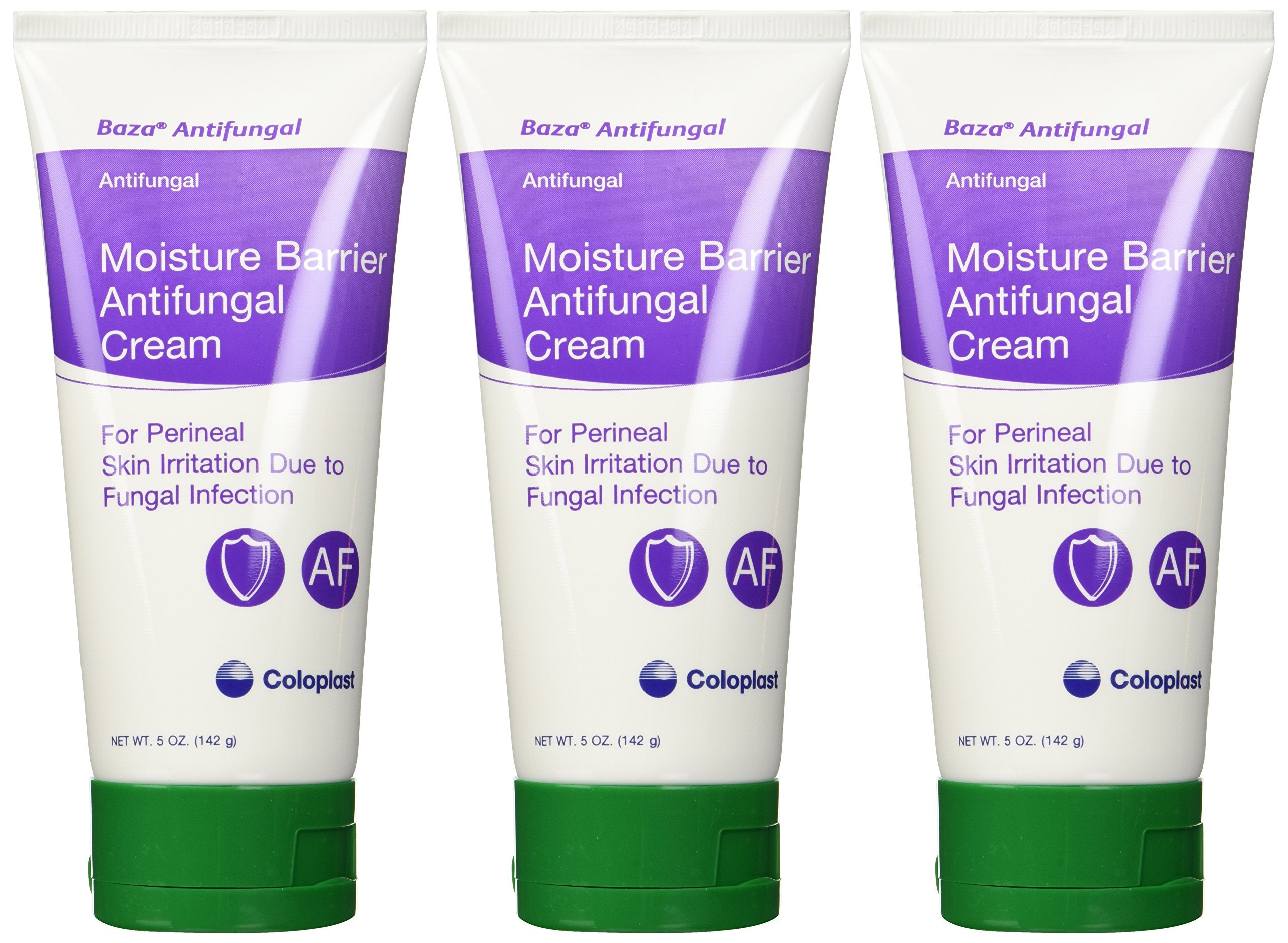 Coloplast Baza skin protectant tube cream pack three front view showing scented tubes for easy use