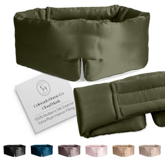 Colorado Home Co Sundaysilks silk mask delivering cloud-like comfort for restful sleep.