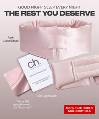 Sundaysilks Cloud Mask darkening sleep for deeper rest on nights.