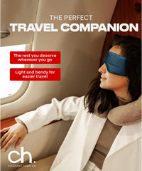 Colorado Home Co Sundaysilks Nose-cutout keeps mask in place during sleep.