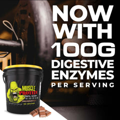 COLOSSAL LABS Cookies-cream whey shake ready with ice and glass