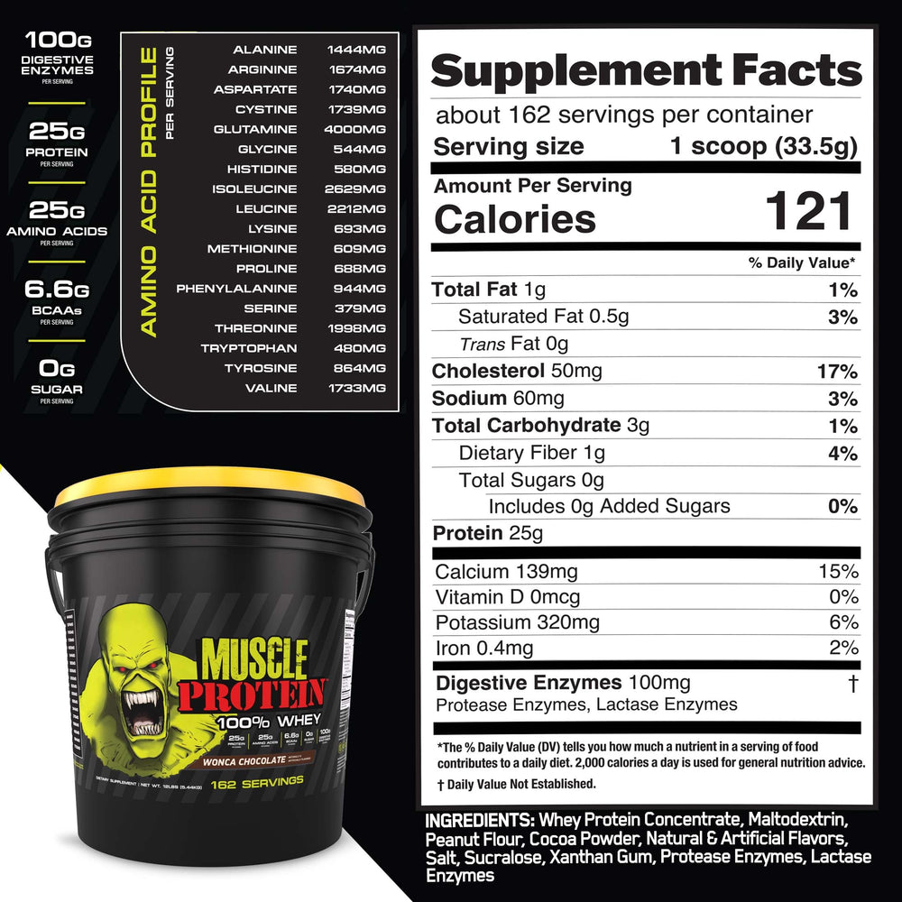 COLOSSAL LABS label highlights gluten-free protein and clean nutrition for athletes.