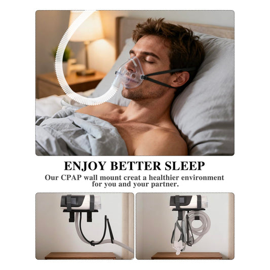 Comeacross CPAP anti-slip straps hold the machine securely throughout the night.