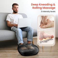 Three compression levels on the COMFIER foot massager for customizable pressure