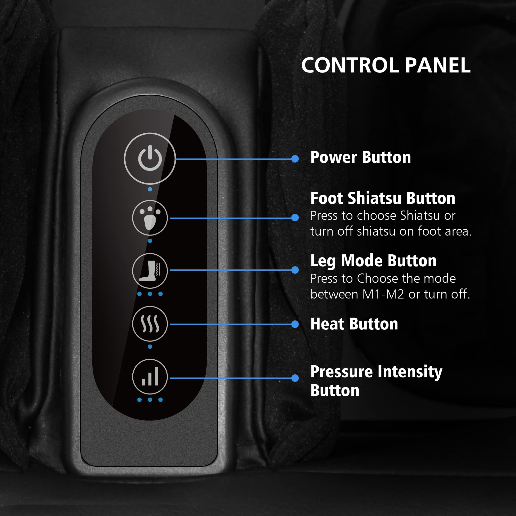 COMFIER 15-minute auto shut-off enhances safe, worry-free sessions.