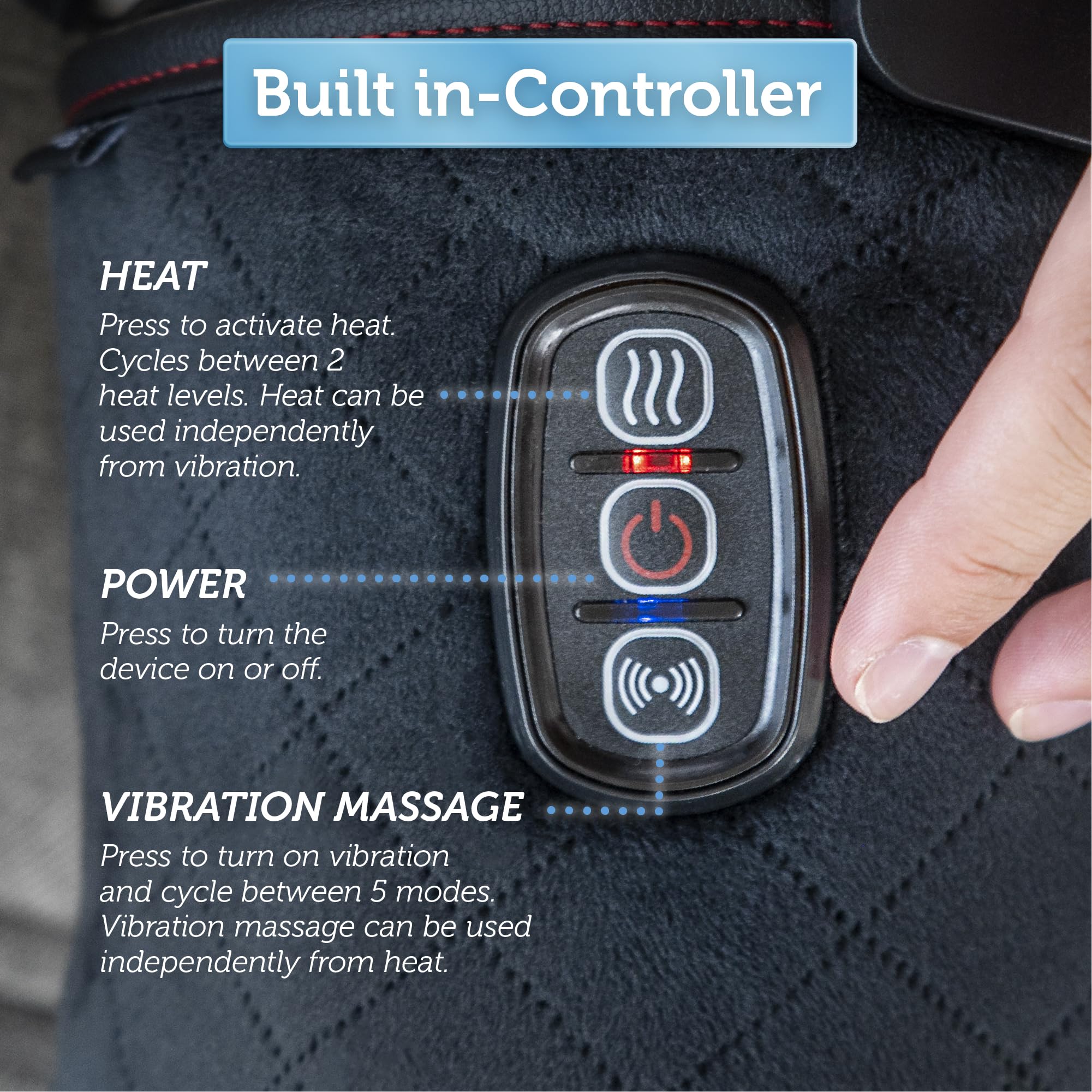 COMFIER 30-minute auto shut-off feature ensures safety and peace of mind.