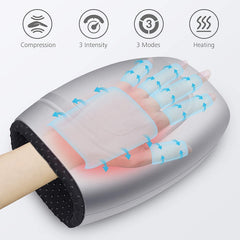 COMFIER cordless hand massager in use for convenient home or office relief.