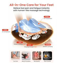 COMFIER deep-kneading rollers simulate professional massage to relieve fatigue