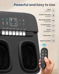 COMFIER heat settings offer warm relief during massage sessions at home.
