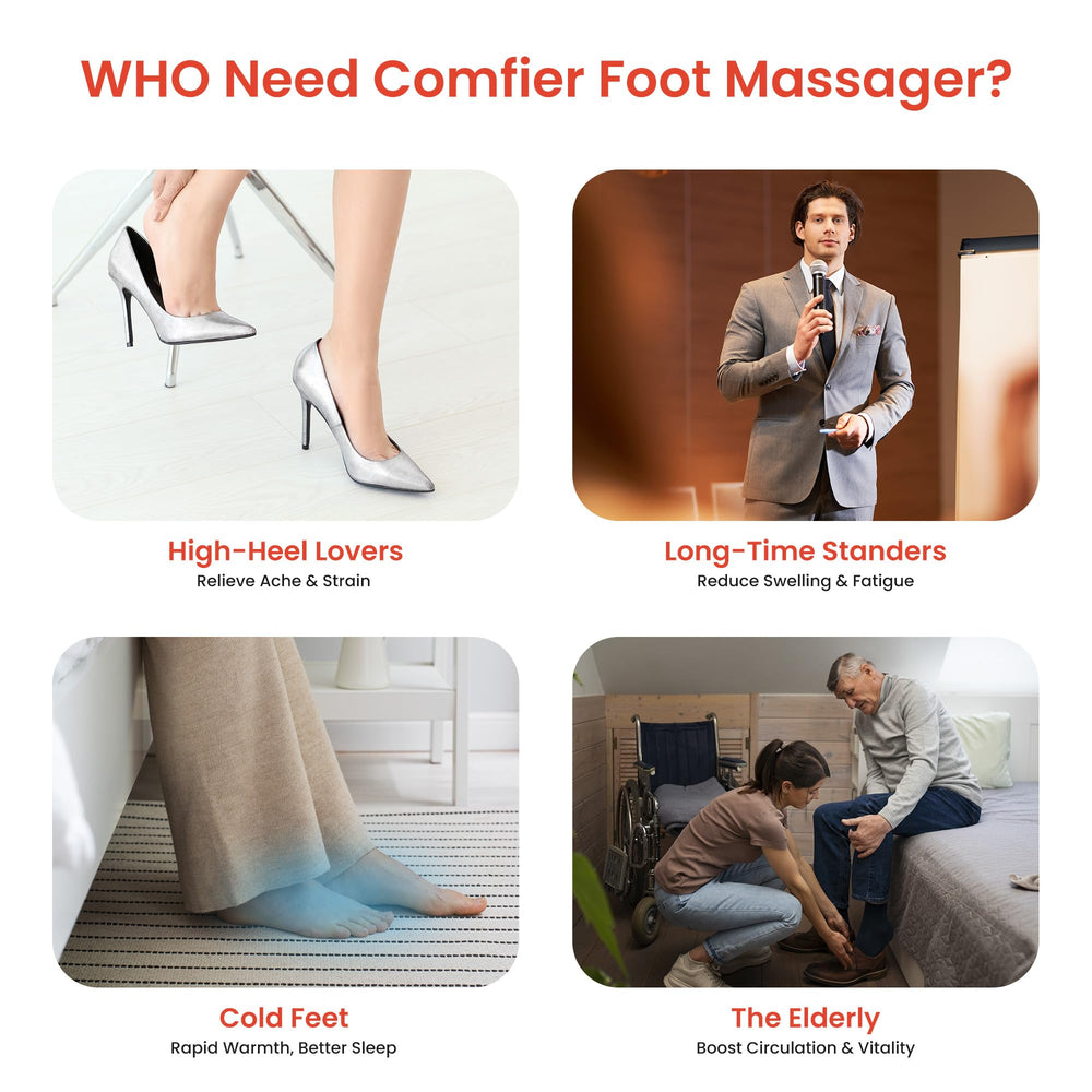 COMFIER replaceable foot covers simplify cleaning and shared use
