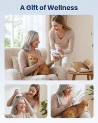 COMFIER handheld head-scratcher delivers focused massage on neck and shoulders.