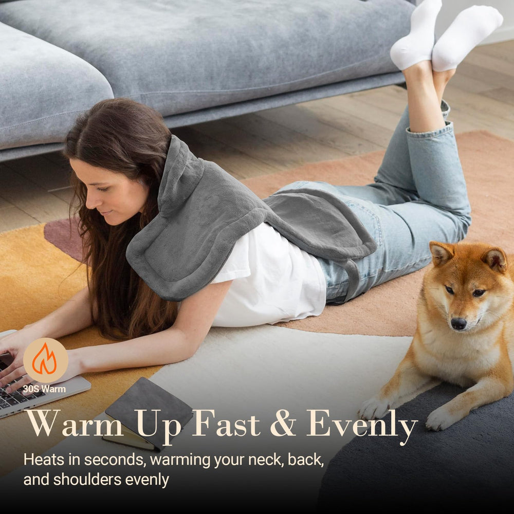 COMFIER heat wrap with stand-up collar for neck warmth