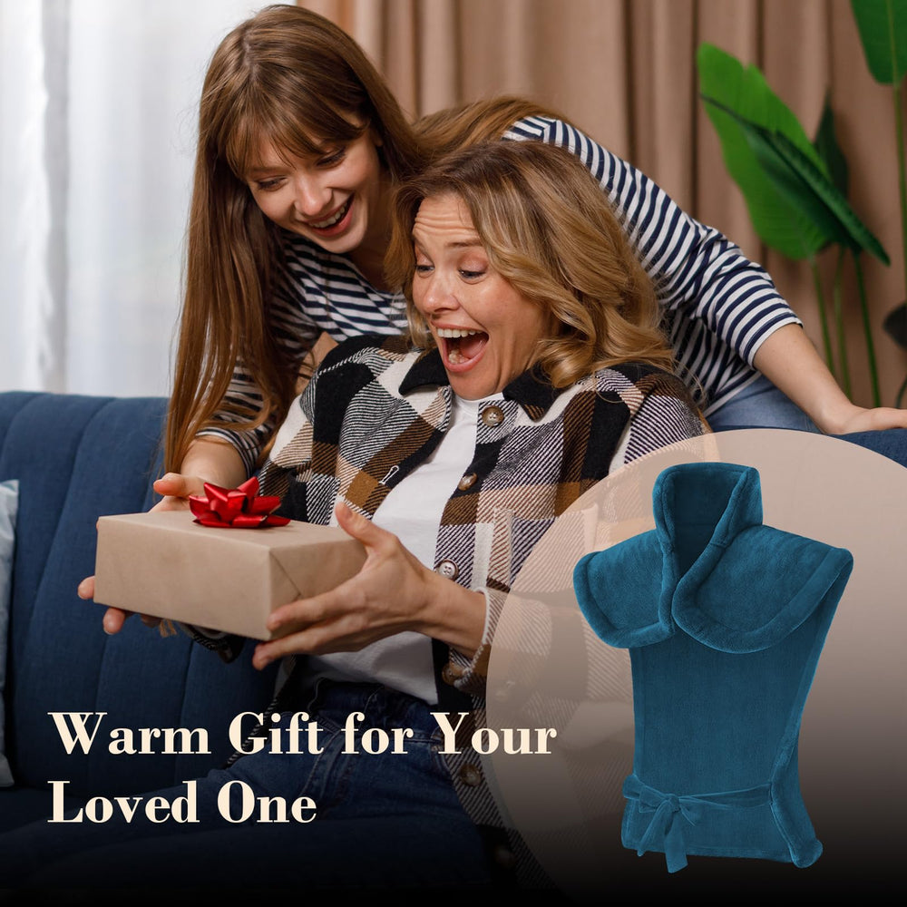 COMFIER back wrap with straps stays in place for hands-free use