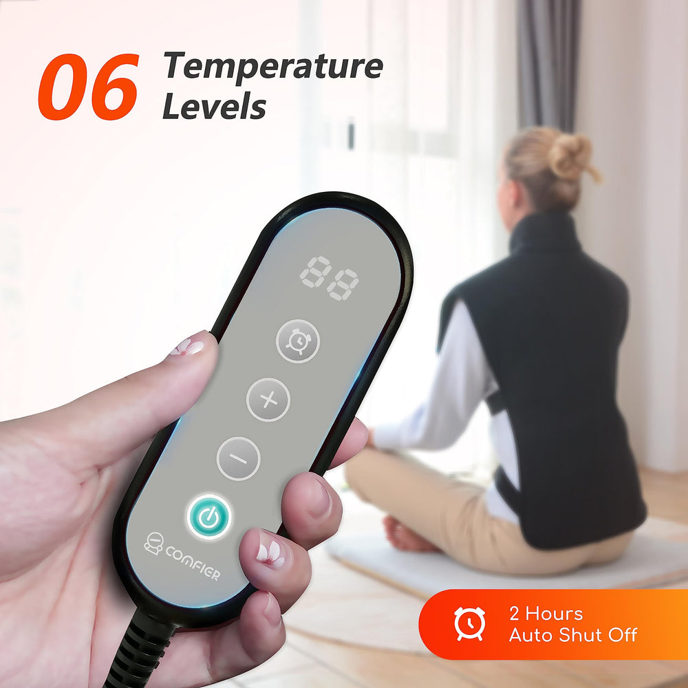 COMFIER machine-washable heating pad for easy cleaning