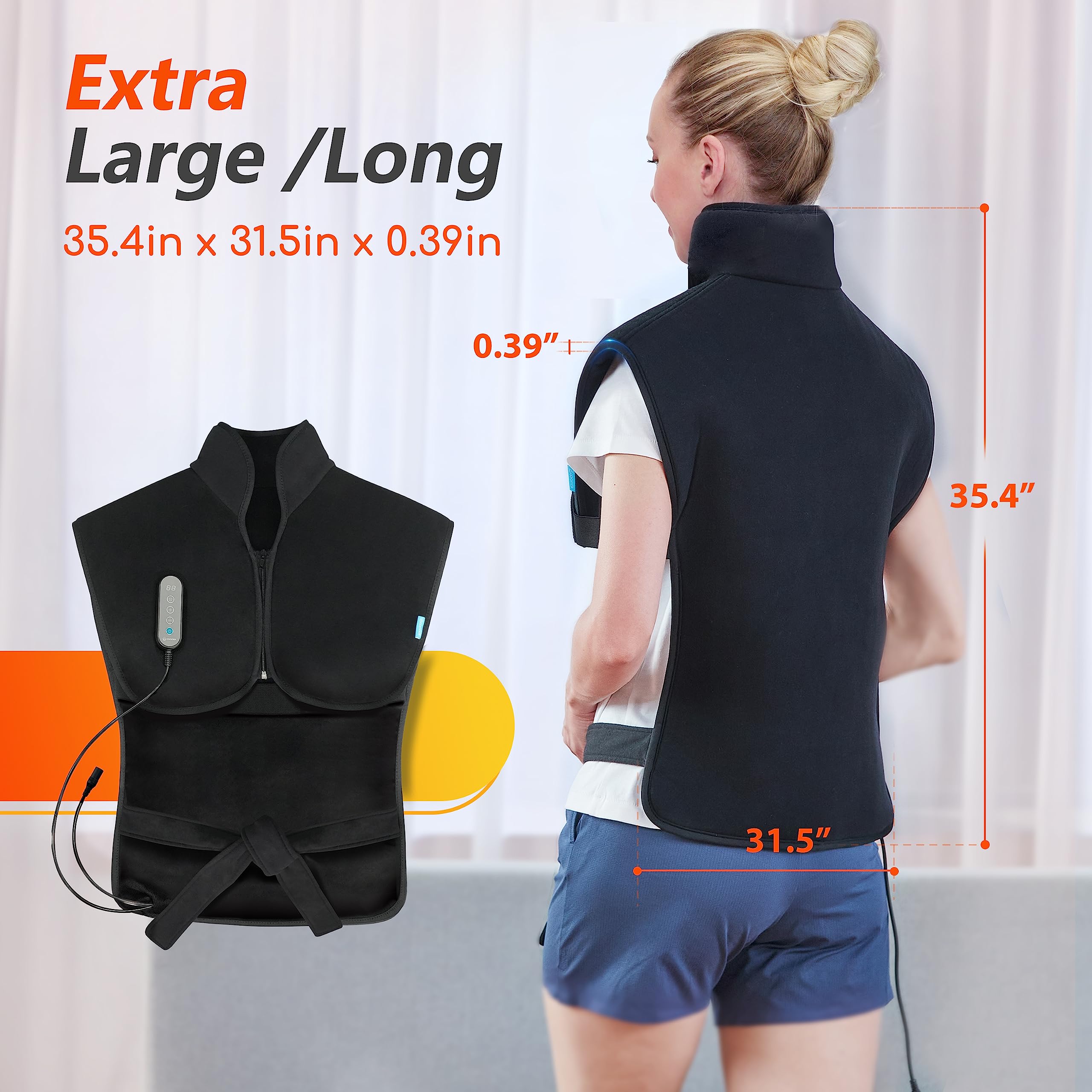 COMFIER built-in overheat protection provides safe use