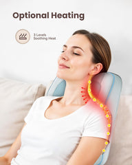 Safe heating with auto-off for worry-free sessions on COMFIER massager.