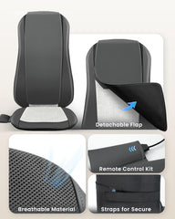COMFIER seat vibration massage on chair cushion for lower body comfort
